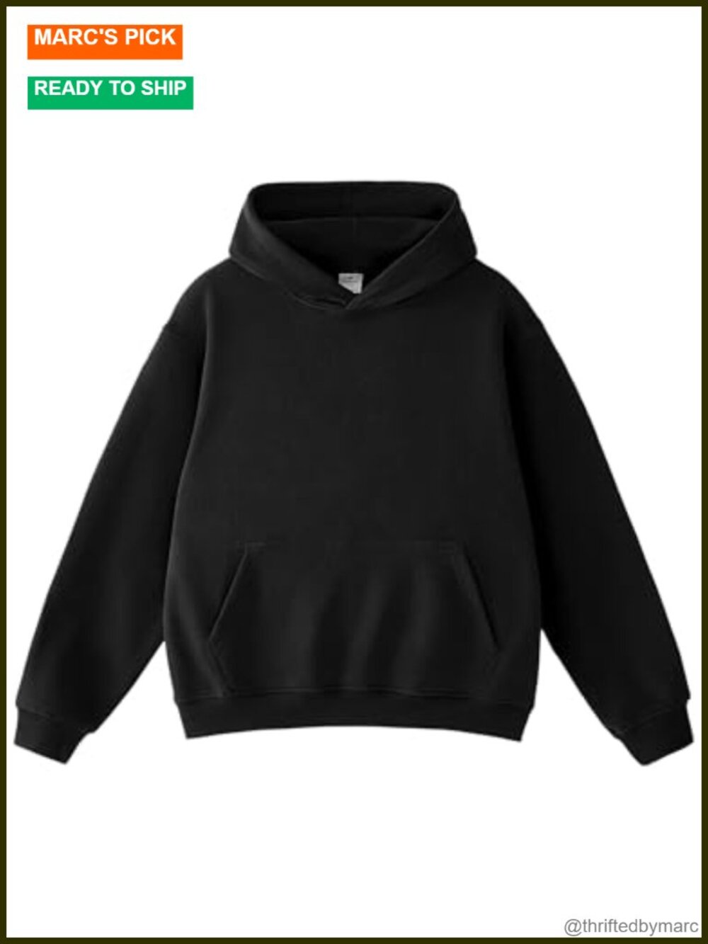 Men's Oversized Acid Wash Heavyweight Hoodie Cotton Blend Pullover